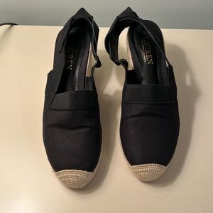 Ralph Lauren Black Espadrille